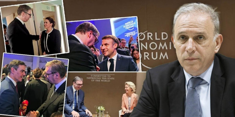 Imaš li ti oči?! Ponoš se sprda sa Vučićem u Davosu i tone sve niže!