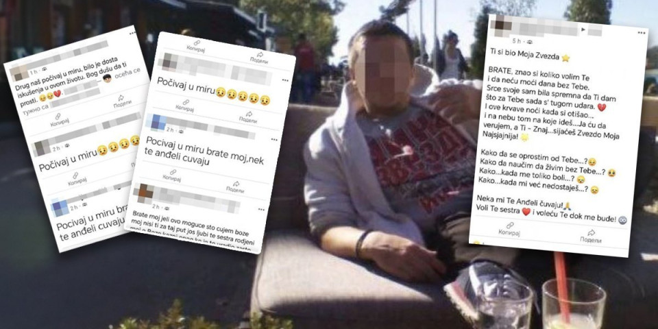 Potresne poruke prijatelja i porodice ubijenog mladića u Smederevu: "Zašto, brale moj"