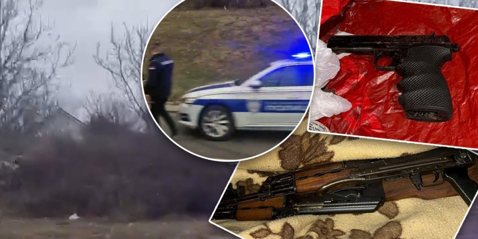 Fotografije pištolja i puški zaplenjenih u Kruševcu! Uhapšen muškarac i to zbog ovih dela