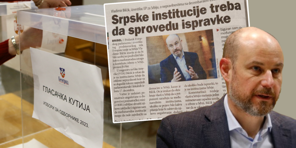 Cenzorske makaze tajkunskog Danasa: Brutalan falsifikat izjave Vladimira Bilčika