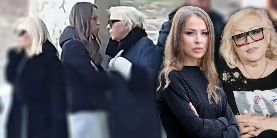 Dijana Hrkalović uz Zoricu Marković na sahrani njenog bivšeg! Pevačici se slošilo na ispraćaju nekadašanjeg supruga