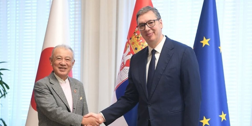 Vučić primio predsednika Japanske fondacije Joheija Sasakavu: Velika čast za mene i našu zemlju!