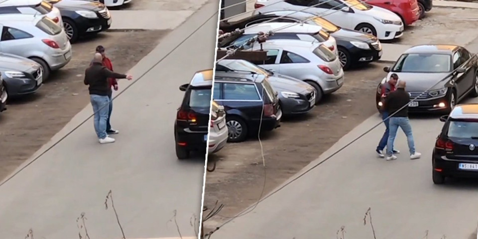 Snimak svađe zbog parkinga u Petrovaradinu! Umešala se baba: "Dogovorite se da možemo da spavamo"