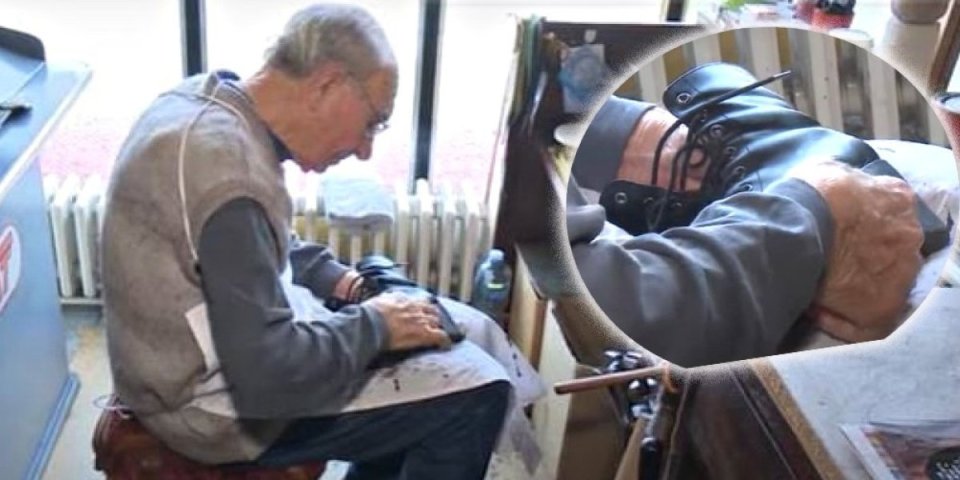 Za Ginisa! Andraš (94) je najstariji obućar u Srbiji! Više od dve trećine veka popravlja cipele!