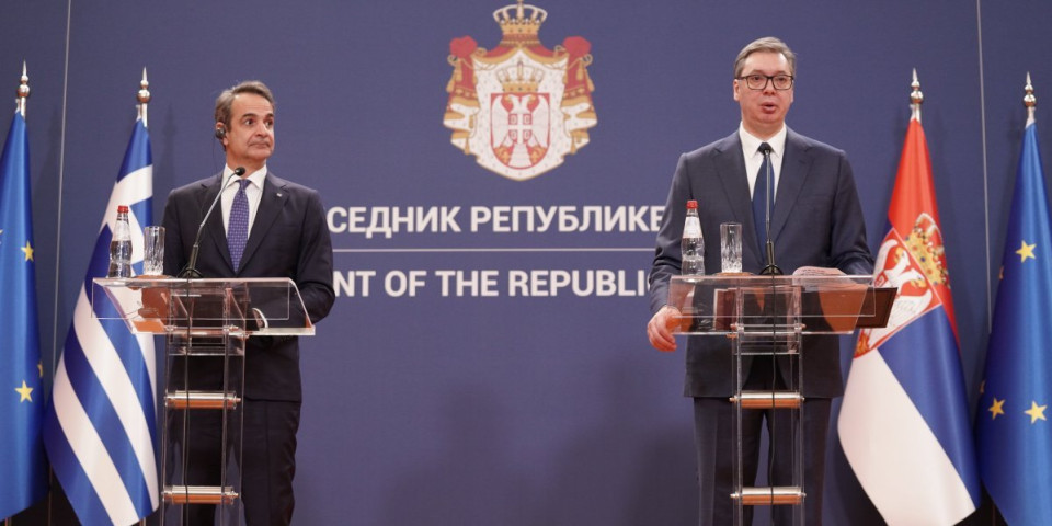 Srbija i Grčka su uvek međusobno podržavale teritorijalni integritet jedna drugoj strani! Vučić: Srbija je čvrsto opredeljena za nastavak evropskog puta