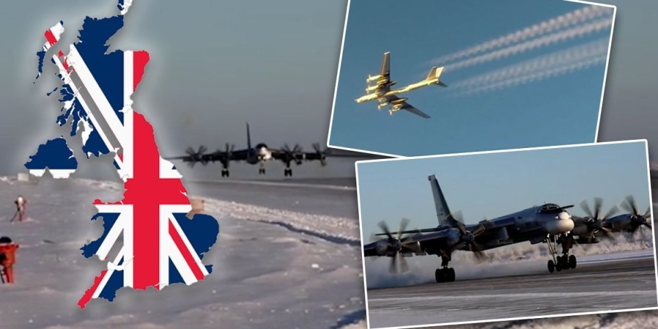 (VIDEO) Uzbuna! Putinovi bombarderi nadomak Britanije! NATO hitno digao ratne avione!