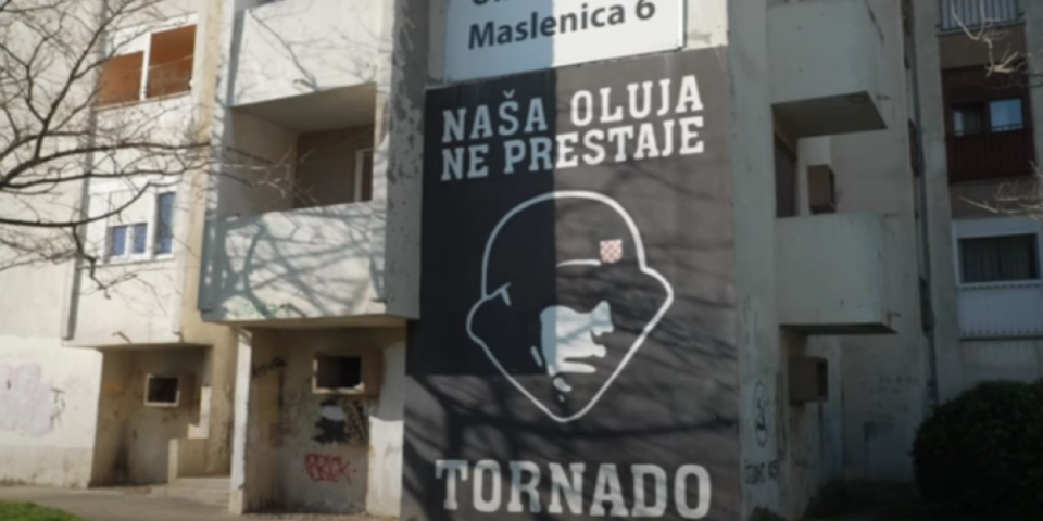 Ustaški murali sa porukom "Naša Oluja ne prestaje" se šire Dalmacijom!