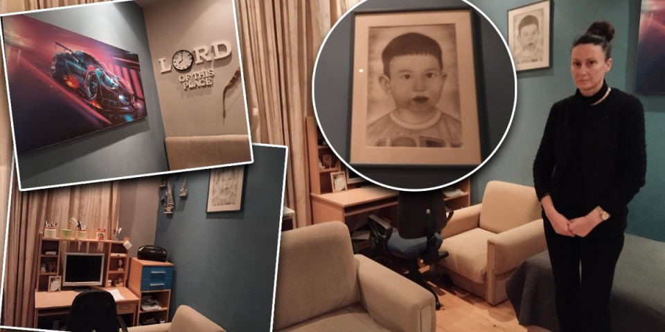 "Čekam pravdu za mog Andreja"! Fotografije sobe ubijenog dečaka iz Niške Banje "govore" sve