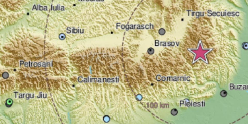 Snažan zemljotres u Rumuniji!