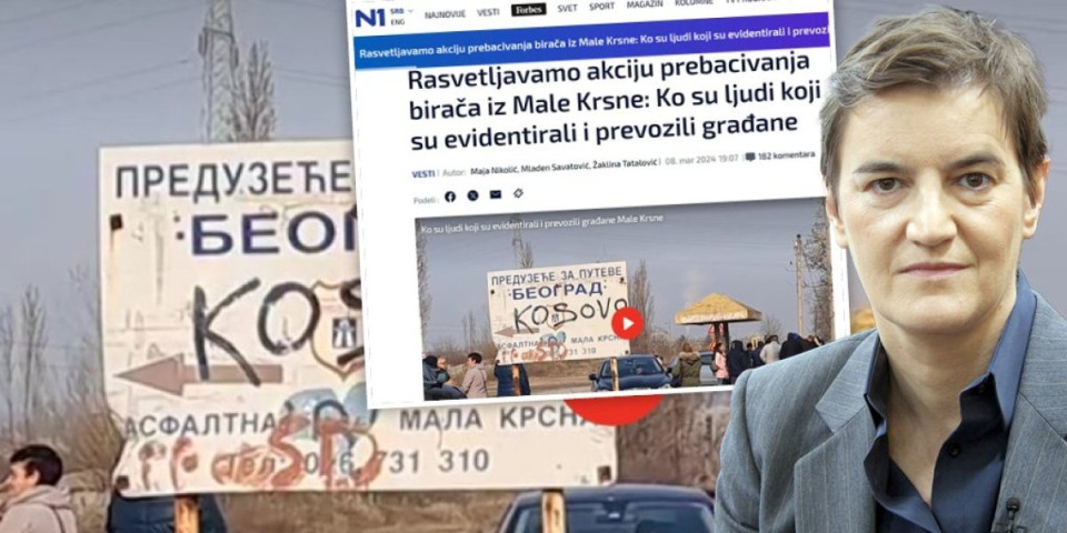 (FOTO) Nastavlja se prljava kampanja opozicije o "prebacivanju birača": Brnabić po ko zna koji put raskrinkala strašne laži Đilasovog i Šolakovog N1