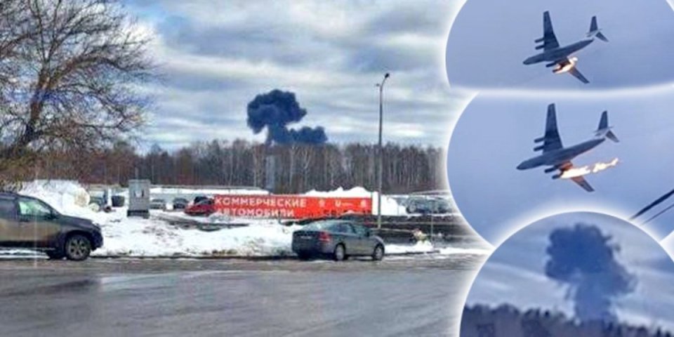 (VIDEO) Katastrofa! Srušio se vojni avion u Rusiji! Mrežama kruže dramatični snimci zapaljene letelice!