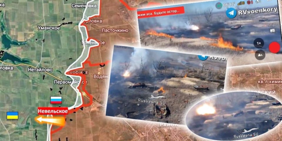 (VIDEO/MAPA) Rusija zauzela Neveljsko! Kroz plamen i eksplozije Putinove trupe gaze sve pred sobom!