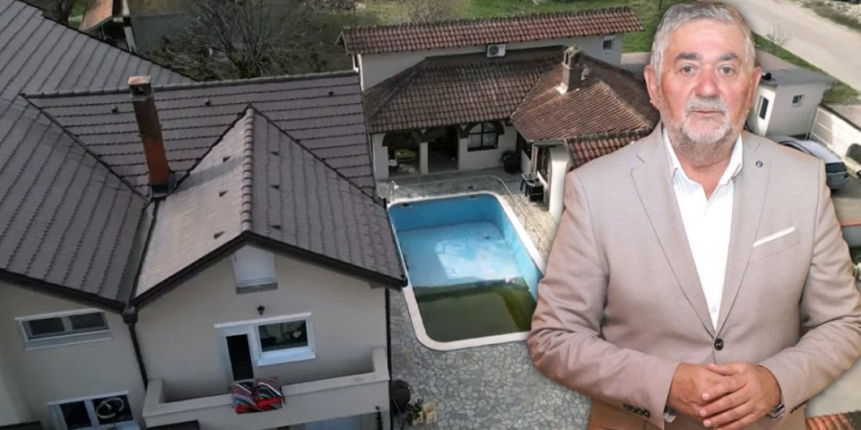 Kuća bela, veća od hotela! Ovo je vila Radiše Uroševića, poseduje bazen i prostran vrt, a na kapiji se nalazi šok detalj (FOTO)