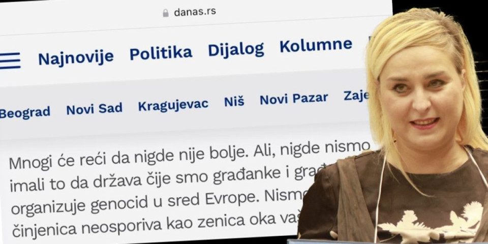 Tajkunski "Danas" pridružio se kampanji da se Srbima zalepi etiketa genocidnog naroda! Đilasovi mediji nastavljaju po starom