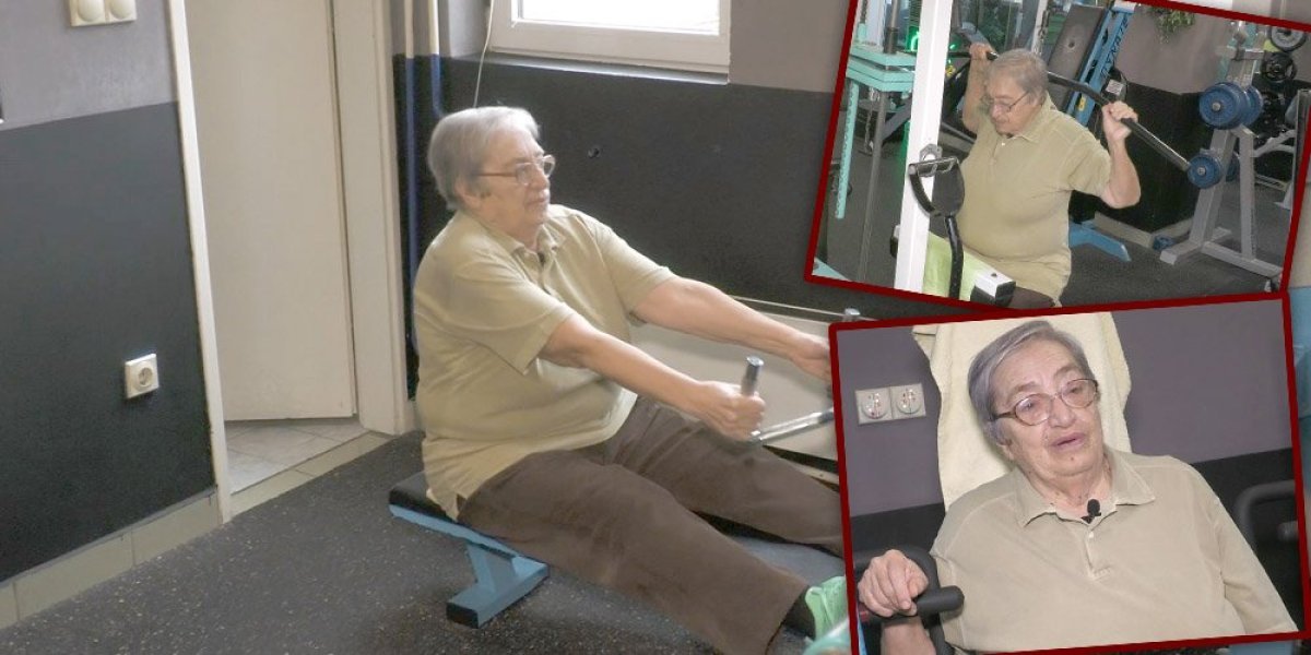 (VIDEO) Zvezdana iz Raške ima 78 godina i redovno vežba u teretani! Evo kako izgleda njen trening