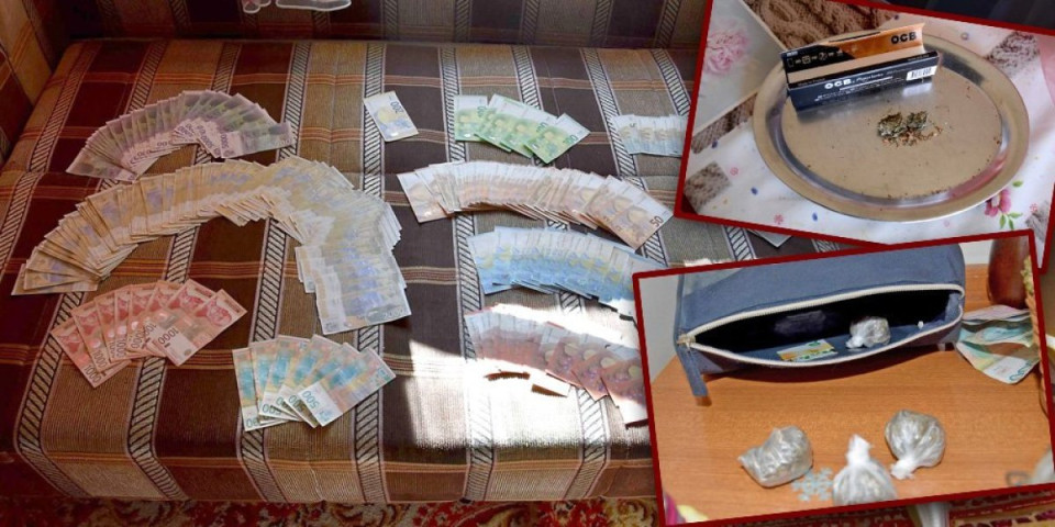 Policija zaplenila oko 4.500 evra i drogu: Uhapšen diler u Somboru