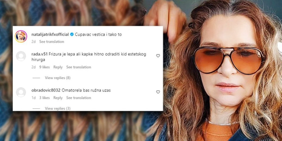 "Omatorela, ružna - užas": Nataliju Trik FX razapeli na mrežama zbog sedih vlasi, ona im brutalno zapušila usta (FOTO/VIDEO)