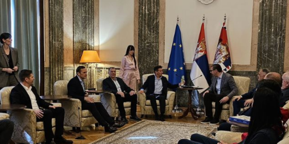Vučić ugostio predsednike svetske i evropske atletske federacije