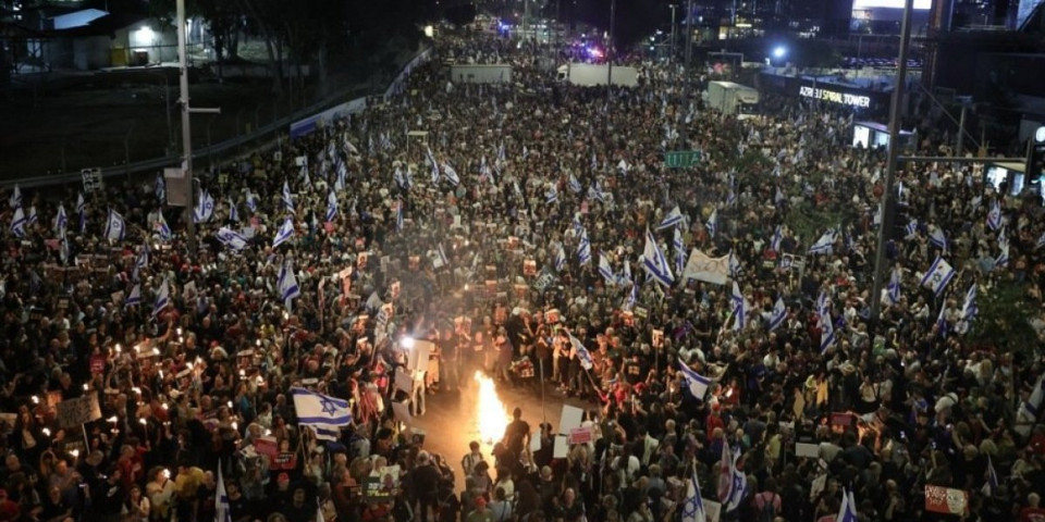 Hiljade Izraelaca na ulicama tražeći Netanijahuovu ostavku zbog rata u Gazi
