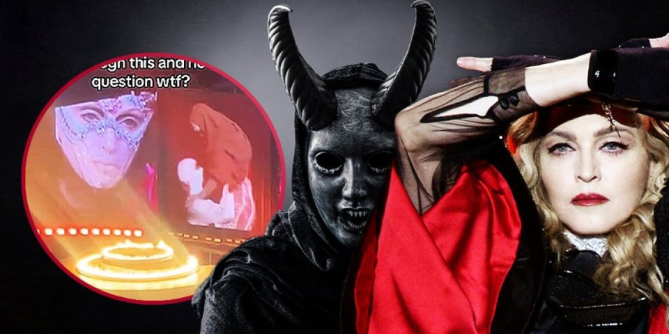 Madona izvodila satanistički ritual na koncertu: Reči koje izgovara lede krv u žilama, ljudi u strahu napuštali salu (VIDEO)