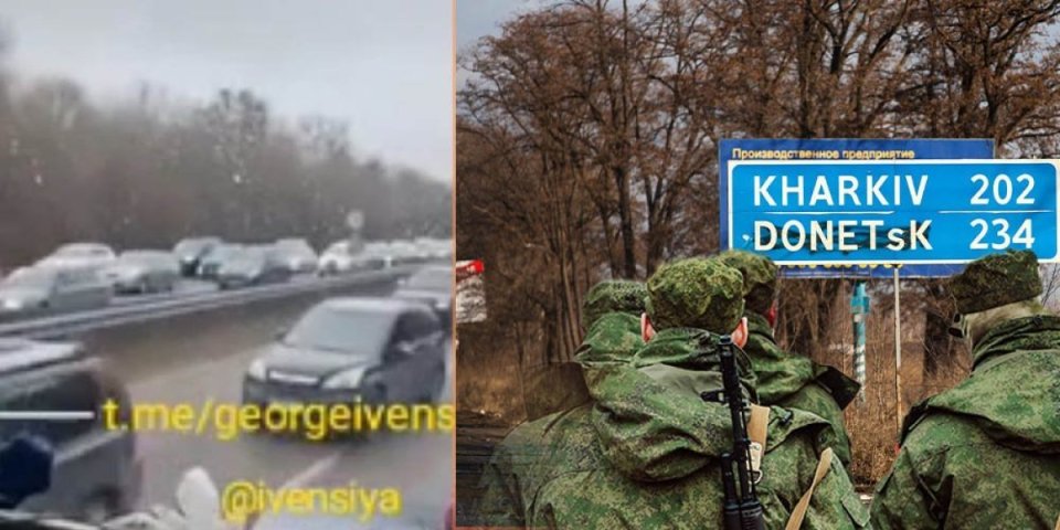 (VIDEO) Udarno! Ukrajinci masovno beže iz Harkova! Počeo egzodus stanovništva, Putinova vojska spremna za juriš!