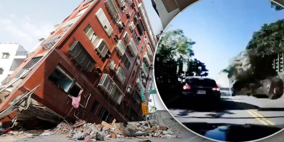 (VIDEO) Zabeležen apokaliptični trenutak u automobilu tokom zemljotresa! Volan kao magnet "vuče" stene ka sebi