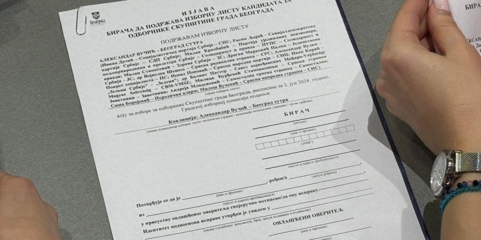 SNS prikuplja potpise za beogradske izbore, evo kako se zove lista!