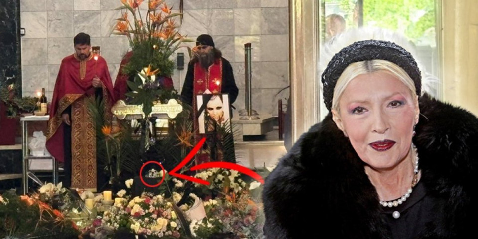 Detalj pored kovčega je rasplakao sve prisutne: Slađana Milošević sahranjena kao prava princeza (FOTO)
