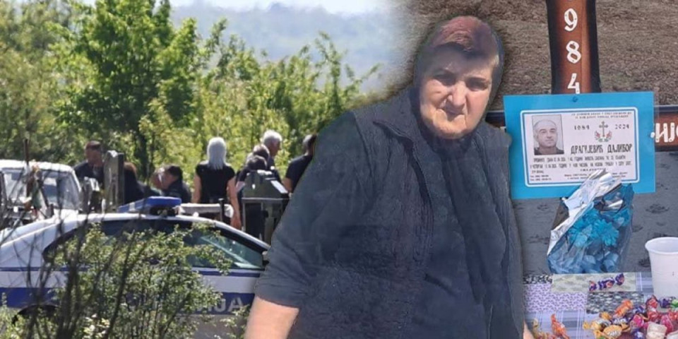 Majka osumnjičenog ubice ispoštovala običaj: Svetlana Dragijević u pratnji policije otišla na Daliborov grob