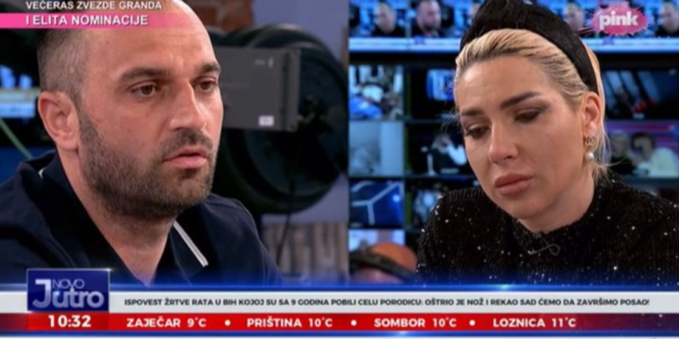 Jovana Jeremić lila suze uživo u programu: Ispovest čoveka kojem je cela porodica ubijena u ratu je rasula u komade!