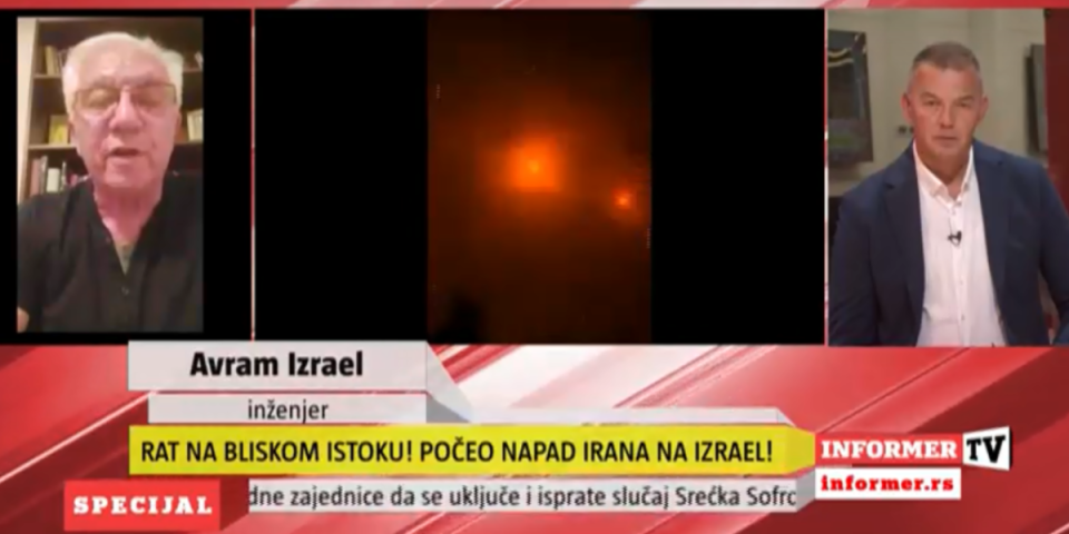 Ovo je samo uvod u nešto žešće! Avram Izrael o napadu Irana za Informer TV (VIDEO)