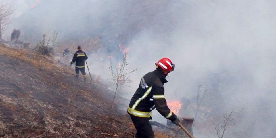 Bukti požar kod Užica: Zapalila se deponija (VIDEO)