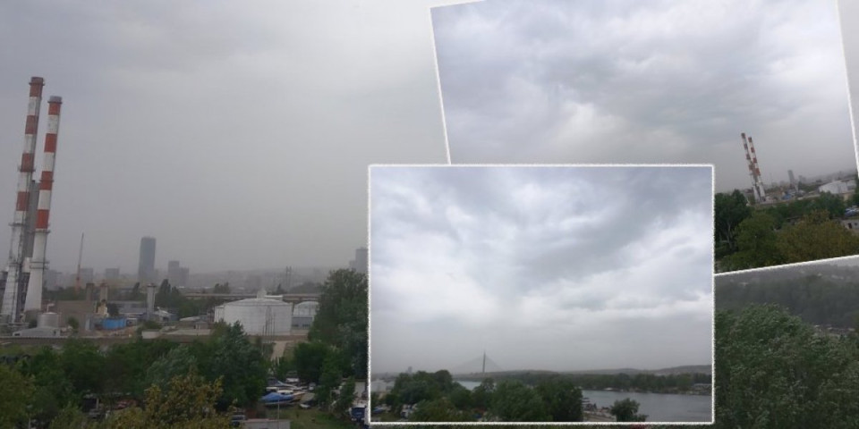 Samo što ne grune! Beograđani u šoku: Izgleda kao da će se nebo sručiti (FOTO/VIDEO)