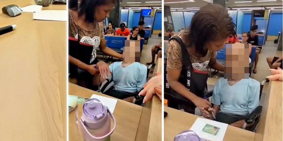 Zašto izgleda tako bledo?! Kakva prevara! Žena dovezla leš u banku i koristila njegovu ruku za potpis (VIDEO)