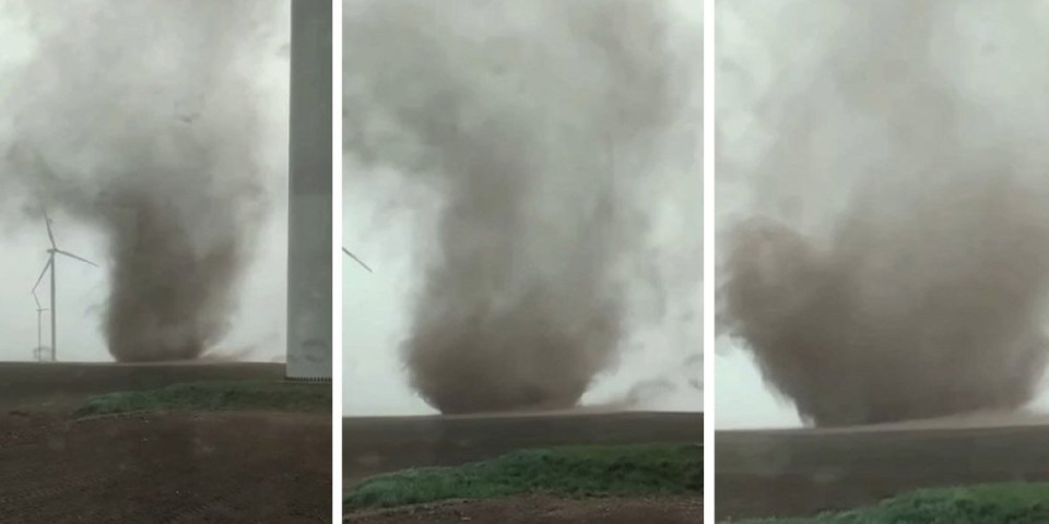 Crni "tornado" usred Banata! Građani u šoku: Nevreme napravilo haos (VIDEO)