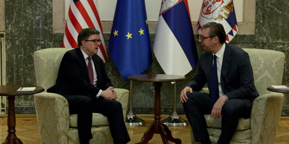 Počeo sastanak u Generalnom sekretarijatu! Predsednik Vučić sa Džejmsom O'Brajanom