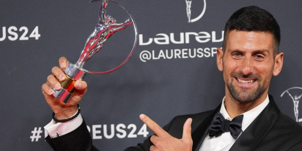 Novak Đoković je najbolji sportista sveta! Peti put dobio priznanje (VIDEO)