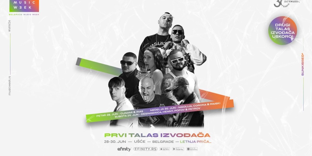Belgrade Music Week objavio prvi talas izvođača, u prodaji Early Bird ulaznice!