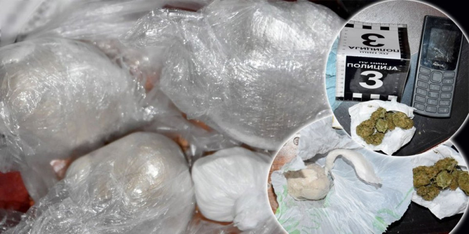 Dilovao više vrsta narkotika, među njima kokain i heroin: Uhapšen diler u Nišu