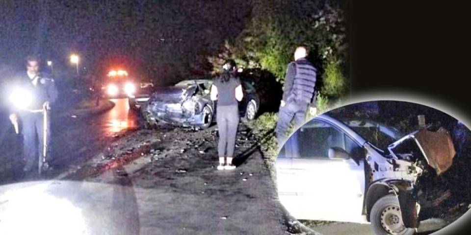 Jeziv sudar kod Smedereva: Obilazio kolonu i udario u vozilo iz suprotnog smera