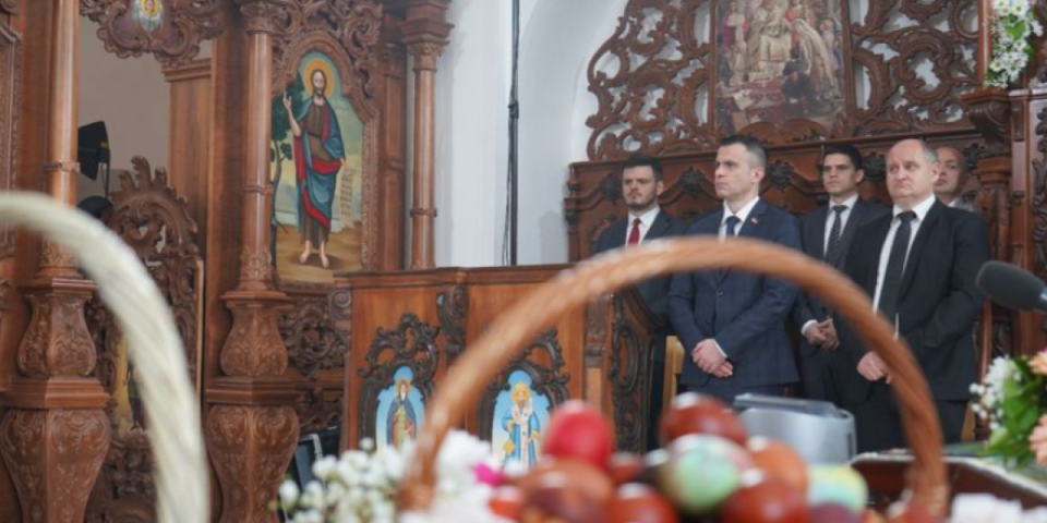Ministar Milićević prisustvovao uskršnjoj liturgiju u Vukovaru