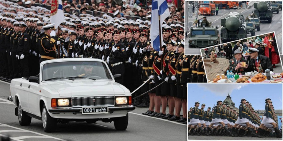 PRATITE UŽIVO! Defile ruske moći na Crvenom trgu! Putin odlazi sa parade, počeo vazdušni deo spektakla!