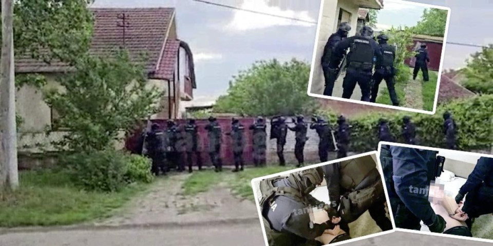 Naoružani specijalci opkolili kuću! Filmska akcija hapšenja u Novom Sadu (VIDEO)