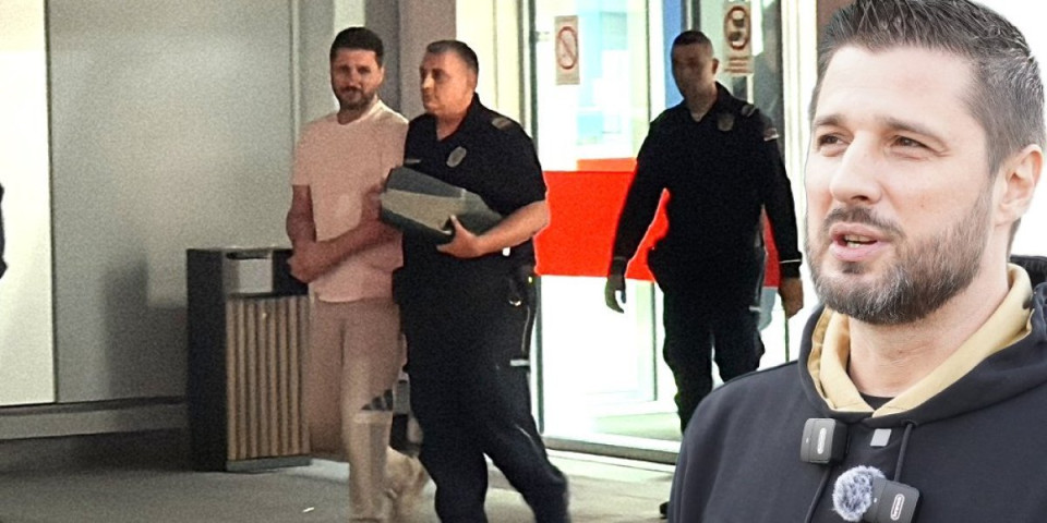 (FOTO/VIDEO) Informer na licu mesta! Miljković napustio Urgentni centar u pratnji policije