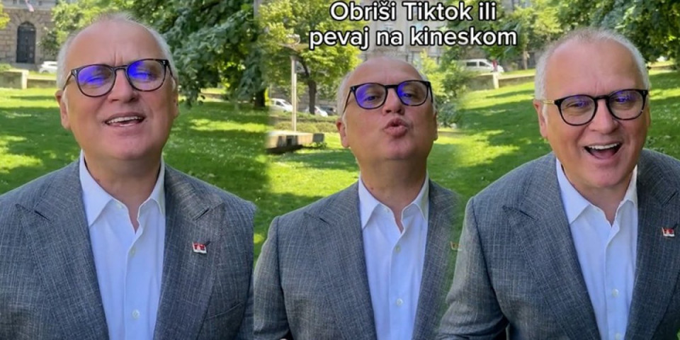 Šou! Goran Vesić objavio nesvakidašnji snimak na TikToku, uverite se i sami (VIDEO)