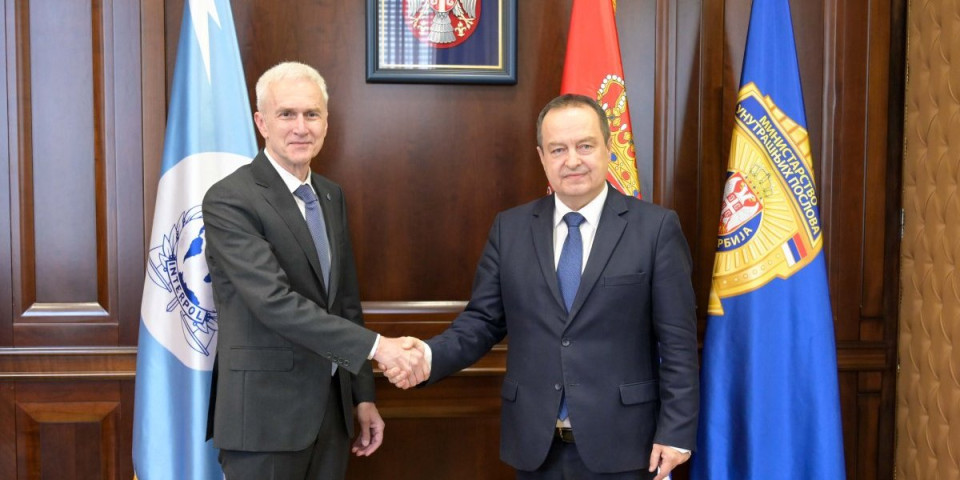 Dačić se sastao sa generalnim sekretarom Interpola - Pouzdan partner u borbi protiv organizovanog kriminala