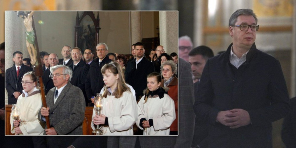 Licemerje tajkunskih medija! Smeta im kad Vučić ide u crkvu, a dok je Tadić obilazio mise to je bilo po Ustavu?!