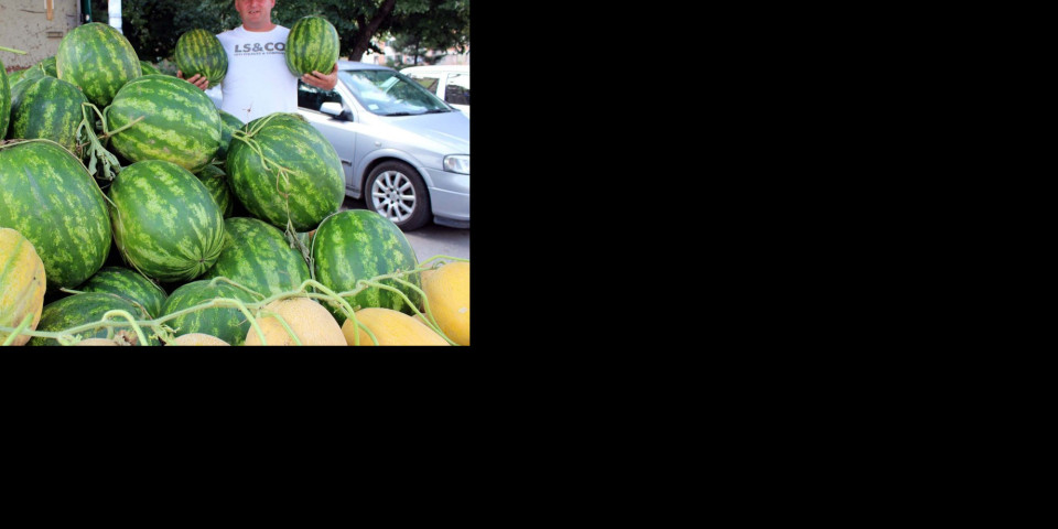 PIJAČNI BAROMETAR: Promet lubenice višestruko povećan, u ponudi samo ona iz uvoza!