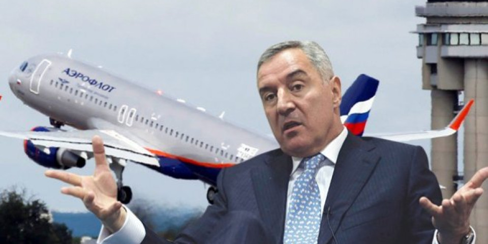 RUSI ZAKUCALI MILA, OVO JE KRAH CRNOGORSKOG TURIZMA! Aeroflot potpuno ukinuo letove za Tivat! ĐUKANOVIĆU, PLAKAĆEŠ ZA SRPSKIM TURISTIMA!