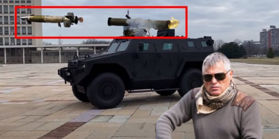 (VIDEO) ONA JE SMRT ZA TENKOVE, DRONOVE I BUNKERE! Lazanski o novoj ruskoj raketi "kornet" na srpskom oklopnom vozilu "Miloš"!